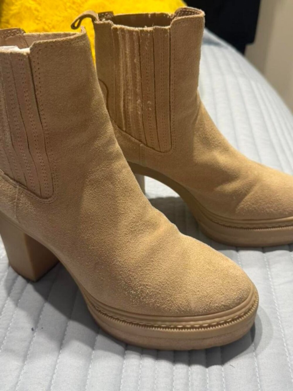 Steve Madden Women's Tan and Cream Boots